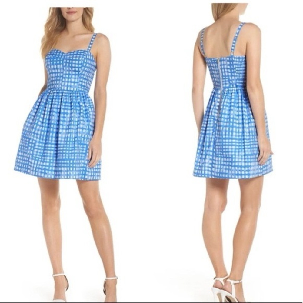 Lilly Pulitzer Ardleigh Dress in color/print Bennett Blue Feelin’ Beachy size 2